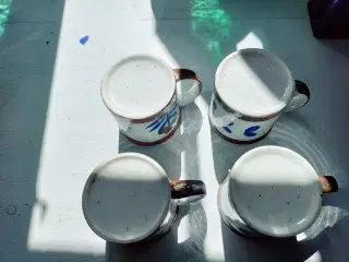 4 super fede retro kaffekrus 