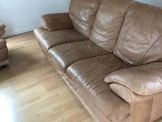 Sofa læder 3/2