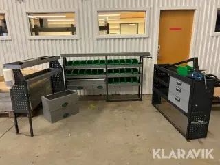 Varebilsreoler - 4 moduler