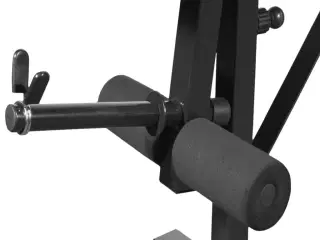 Vægtbænk med vægtstativ, vægtstang- og håndvægtsæt 60,5 kg