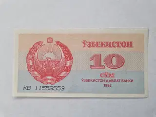 10 So'm Uzbekistan 1992
