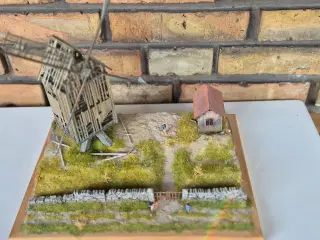 DIORAMA STUB MØLLE H0