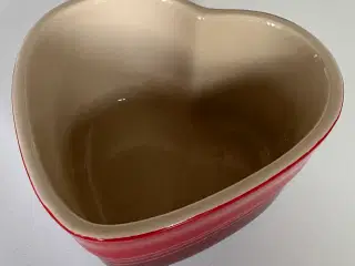 Le creuset hjerte skål