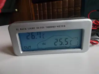 Digitalt bil termometer med ledning til