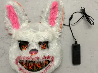 Super skræmmende Halloween maske, som kan lyse!