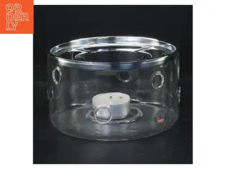 Varmer med fyrfadslys fra Bodum (str. Diameter 13 cm h 7 cm)