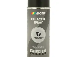 Motip Ral 9005 satin matt deep black