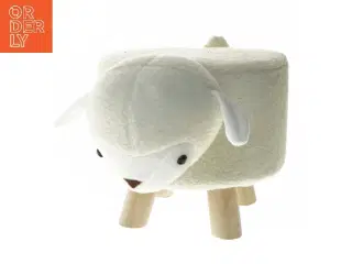 Børne skammel formet som får fra Da Core (str. Ø 29 cm længde 27 cm)