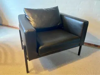 IKEA KOARP stol i lækker tekstillæder