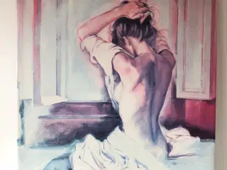 Stemningsfuldt vægkunstværk - "Awakening" 86x86 cm
