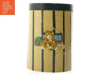 Dåse med bamse motiv (str. 19 x 14 cm)