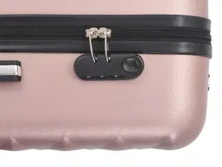Kuffert sæt i 3 dele hardcase rosenguld ABS