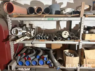 Blandet lot assorteret rør pvc/stål