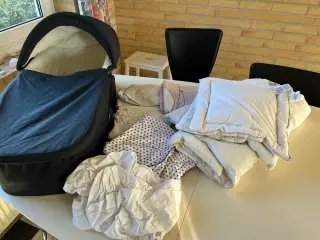 Barnevogn lift Inc dyne - pude samt sengetøj