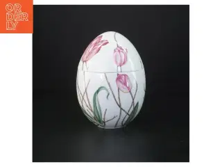 Porcelænsæg med blomstermønster fra Royal Copenhagen (str. 20 cm)
