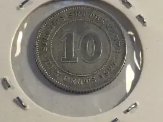 10 cents 1927 Straits Settlements