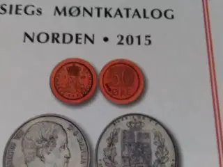 Siegs Møntkatalog Norden. 2015