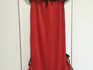 Udklædnings kjole med hat - str. 140