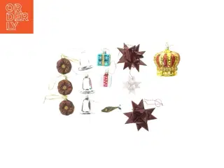 Blandet julepynt (str. 29 x 17 cm)