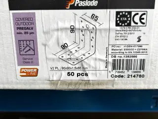 Paslode vinkelbeslag 90x90x65 T1,5