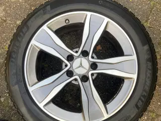 Originale Mercedes fælge + Vinterdæk 17” 