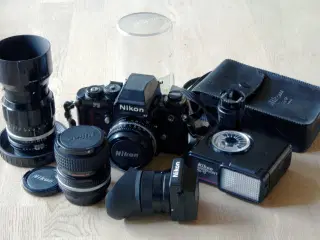 Nikon objektiver og vertikal søger m.m.