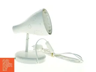 Hvid bordlampe (str. 20 x 17 25 cm)