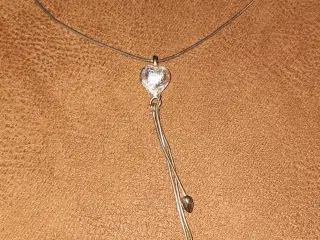 Sølv halskæde med vedhæng 