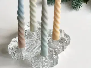 Krystalstage til 4 lys