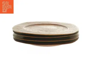 Teaktræ tallerkener fra Teak (str. Ø 27 cm)