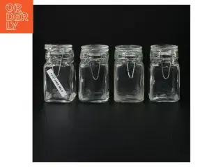 4 krydderi patentglas (str. 11 x 6 cm)