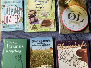 Forskellige madbøger – se pris på den enkelte bog