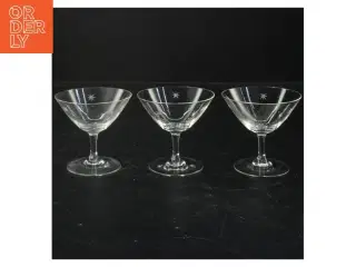Sæt med 3 cocktailglas (str. 8x8 cm)