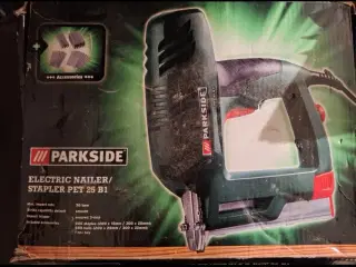 el hæfteklamme og sømpistol 