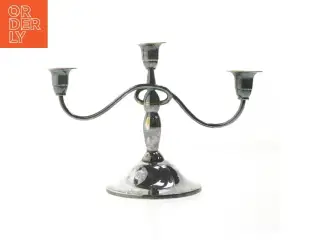 Tre-armet lysestage (str. 19 cm)