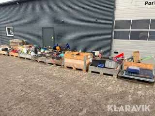 Blandet værktøj og dele