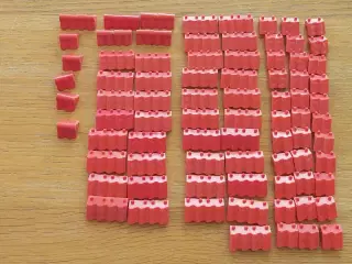 Tagklodser passer til Lego, retro