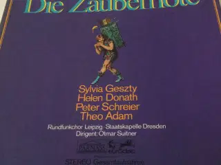 Die Zauberfløte Mozart 3 LP