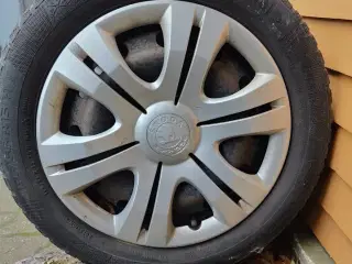 Vinterdæk på stålfælge, 195/55