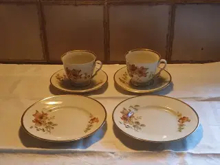 Kopper m dessert tallerkner 1sæt 5kr