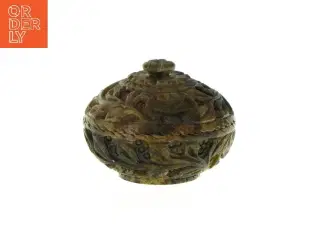 Lille krukke med låg (str. HØ: 6x9 cm)