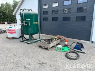 Sandblæser sæt Clemco 1700L med tilbehør