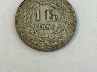1 Franc Switzerland 1956