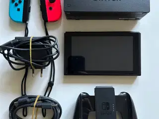 Nintendo switch + 9 spil