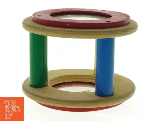 Trærulle/ tromme fra Kids Wood (str. Diameter 18 cm h 13 cm)