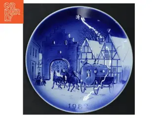 H.C. Andersen juleplatte 1982 fra Porcelænsfabrikken Désirée (str. Ø 19 cm)
