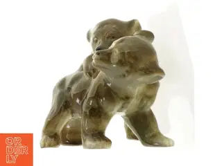 Porcelænsfigur bjørne (str. 16 x 13 cm)