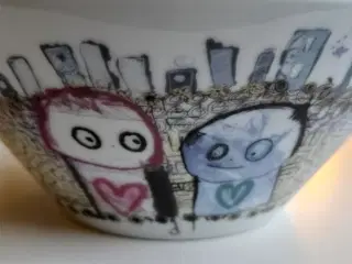 Poul Pava fad og skål.100 kr for begge.