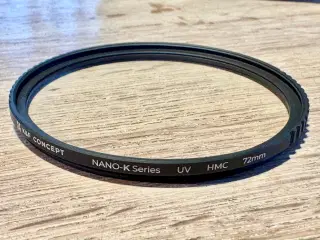 UV filter: K&F Concept Nano-K series UV HMC 72mm 