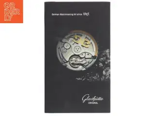 Reklamebrochure for ure fra Glashütte Original